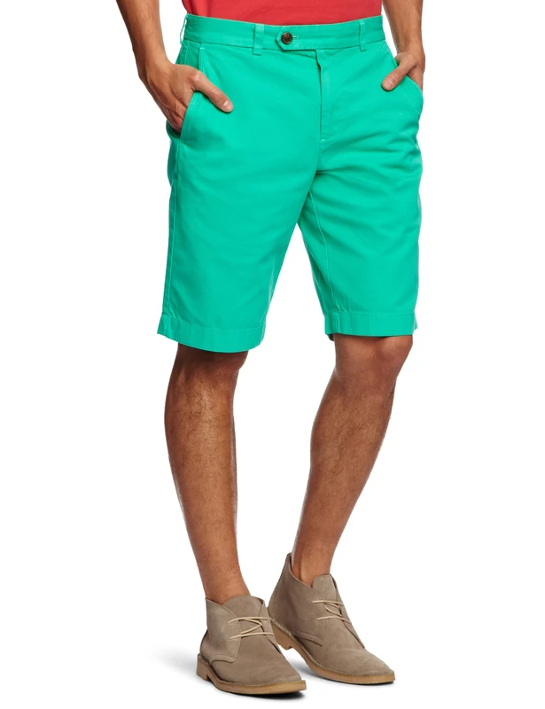 Brooks Brothers Garment Dyed Twill Men's Bermuda Shorts Green W36 in