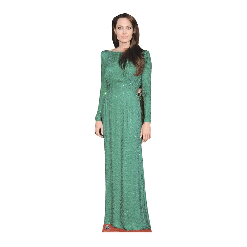 CS441 Star Cutouts Angelina Jolie Gift Part Decoration Birthday Supplies Movie Star Cardboard Cutout Amazing Quality Photo Image