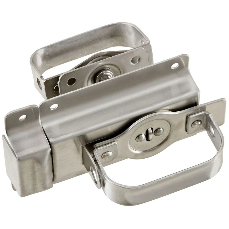 National Hardware N303-131 Swinging Door Latch, Heavy Duty, Coated with WeatherGuard Protection, Stainless Steel