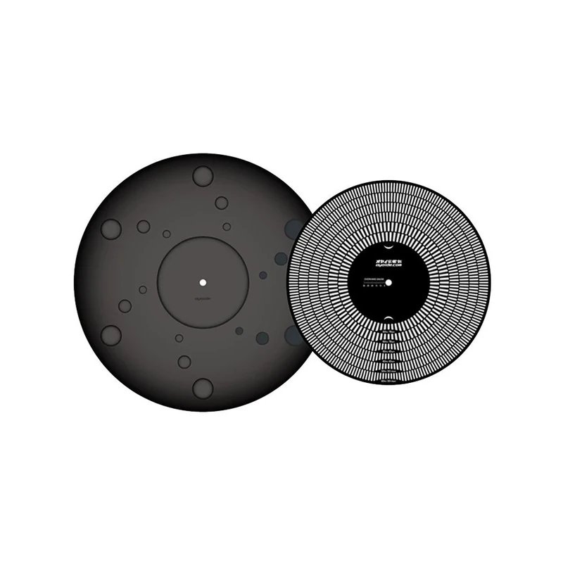 Oyaide BR-12 Turntable Mat (includes a Strobo disc and overhang gauge) - Image 1