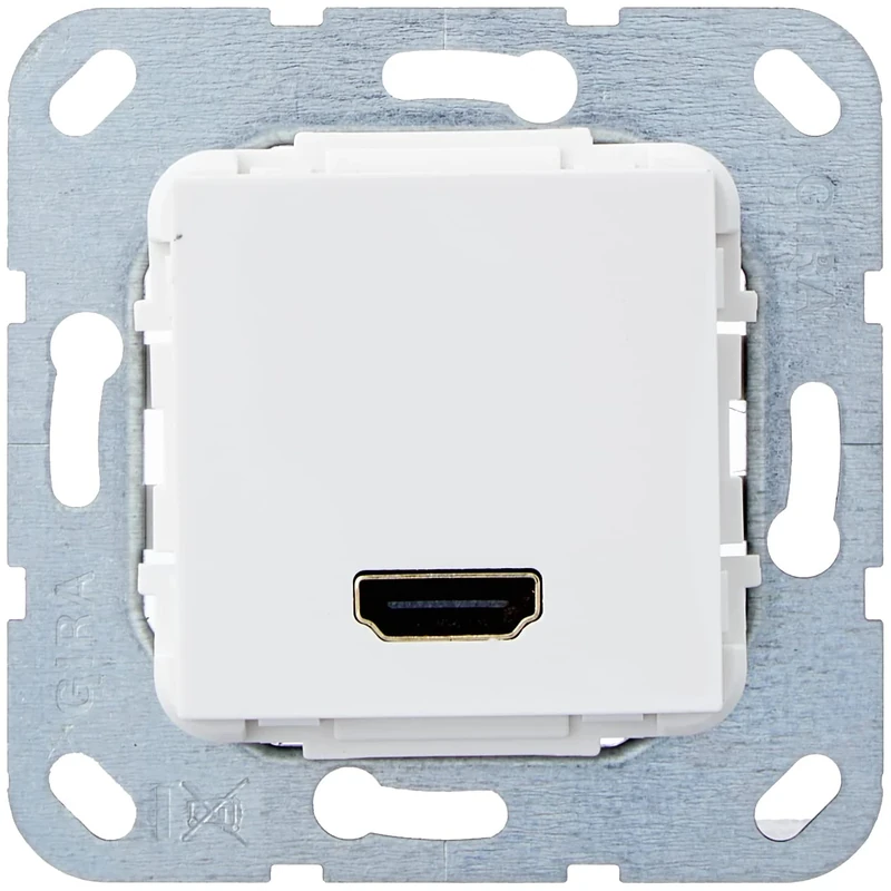 Gira 566903 HDMI Insert Gender Changer Pure White