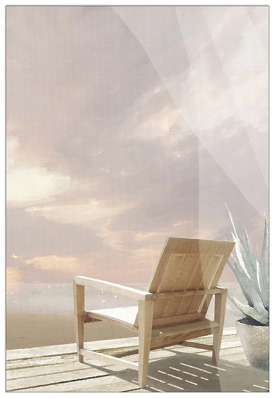 Artopweb Sanders Sun Deck I Decorative Panel, Multi-Colour, 41 x 61 cm