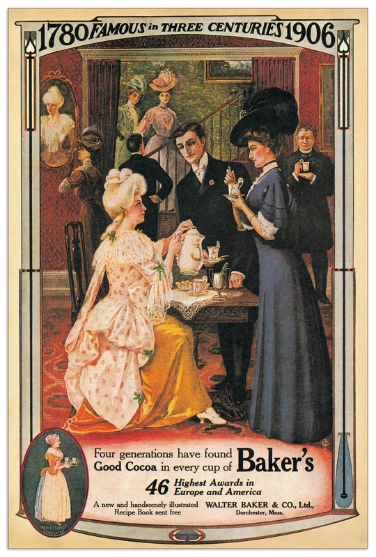 Artopweb Bakers Good Cocoa Decorative Panel, Multi-Colour, 69L x 46B cm - Image 1