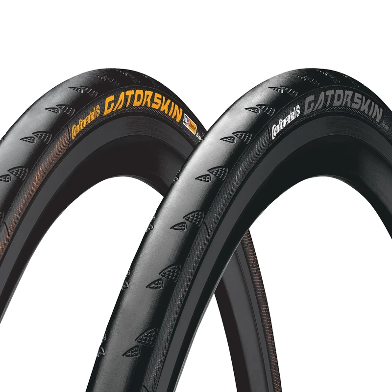 Continental Gatorskin Road Bike Tyres with Quality German-Made Natural Rubber Tread and DuraSkin Protection | Durable and Fast Bicycle Tyre | Versatile Training and Commuter Cycle Tyre | 700x32c Tyres