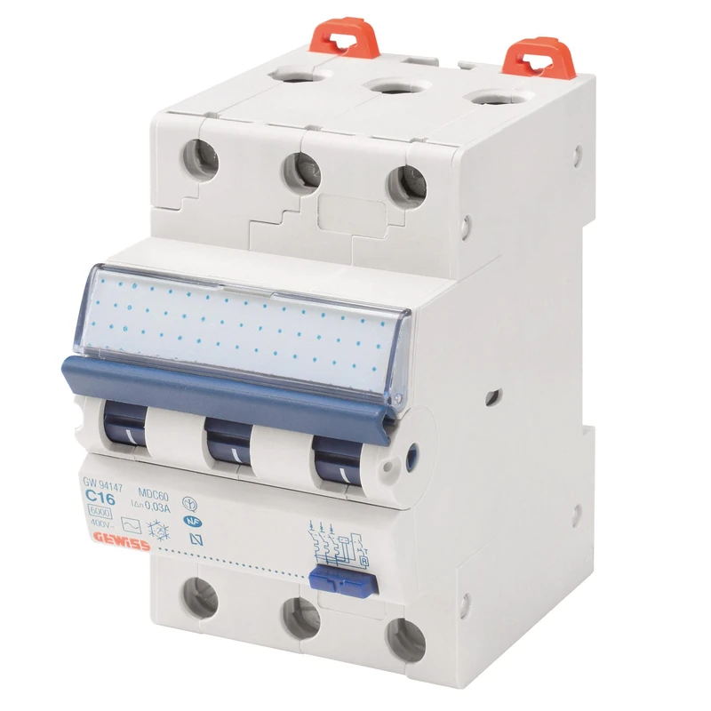 Gewiss GW94049 circuit breaker - circuit breakers (Blue, White)