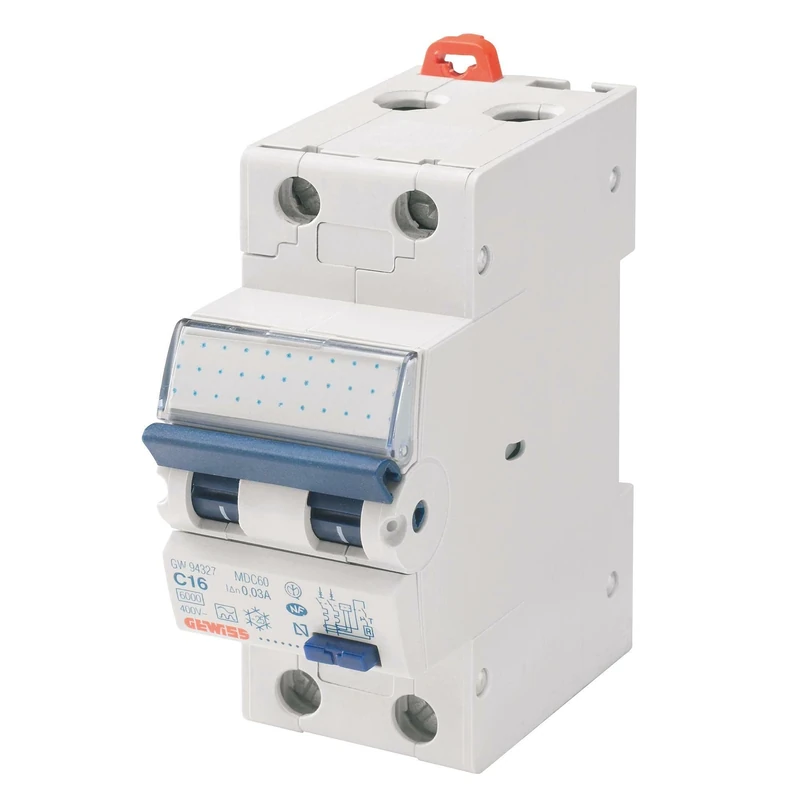 Gewiss GW94008 - circuit breakers (Blue, White)