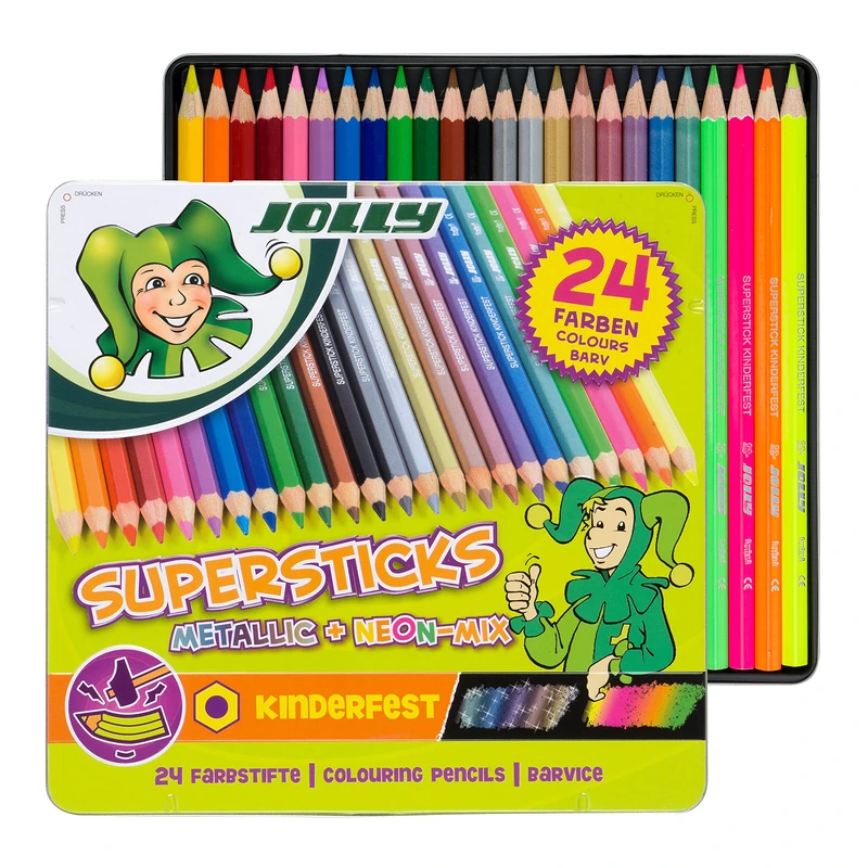 Jolly s rstick children's party metallicmix, 24 metal case - Image 1