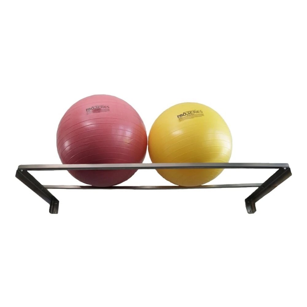 RiversEdge Products Storage Rack, Exercise Ball, Wall-mount, Stainless Steel