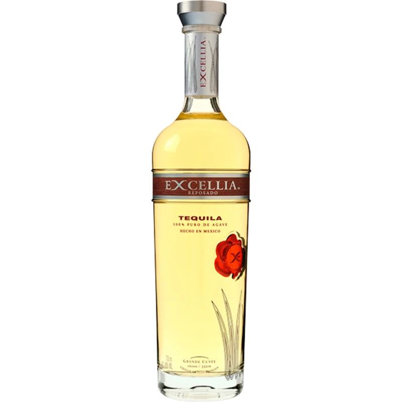Excellia Tequila Reposado, 70cl, 40% ABV, Made from Blue Agave, and 9 months aged in Cognac and Sauternes Casks, Great for Christmas and Birthdays.