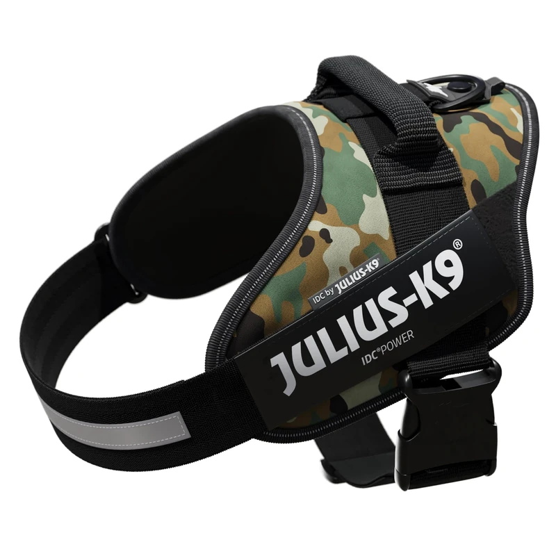 Julius-K9, 16IDC-C-1, IDC Powerharness, dog harness, Size: L/1, Camouflage
