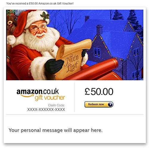 Amazon.co.uk eGift Card -Santa's Christmas List-Email - Image 1