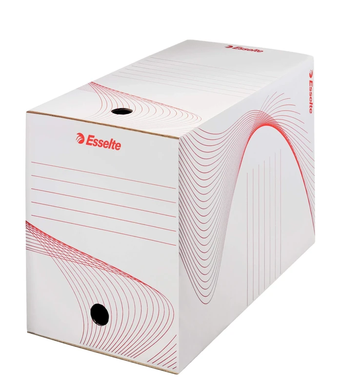 Esselte A4 Standard Archiving Box, White, Pack of 25