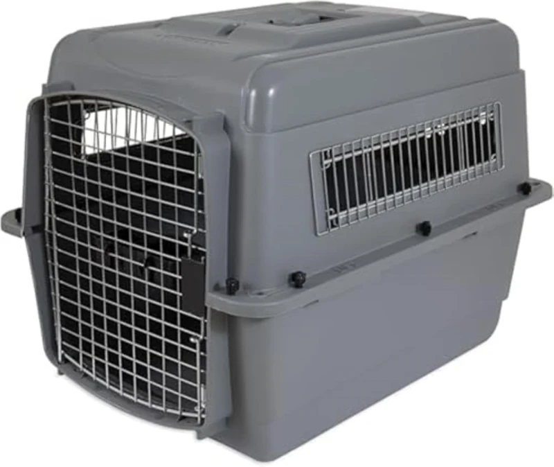 Petmate 00200 Transportin Sky Kennel 28, 71.12 L x 52.07 W x 54.61 H cm, Gris