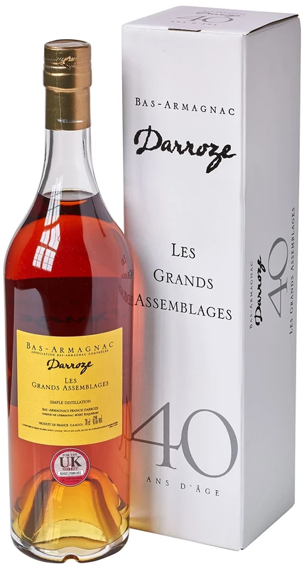 Darroze 40 Year Old Les Grand Assemblage Armagnac Brandy, 70 cl