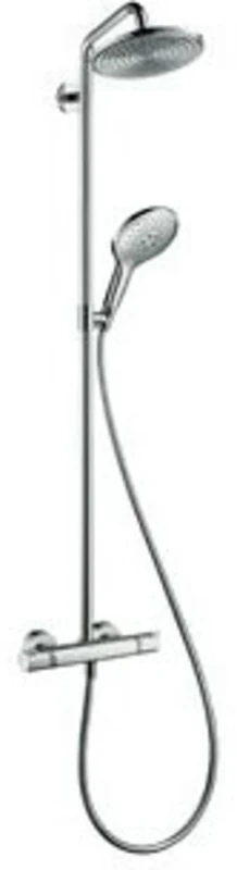 hansgrohe Raindance S Showerpipe 240 1jet EcoSmart 9 l/min with thermostatic shower mixer