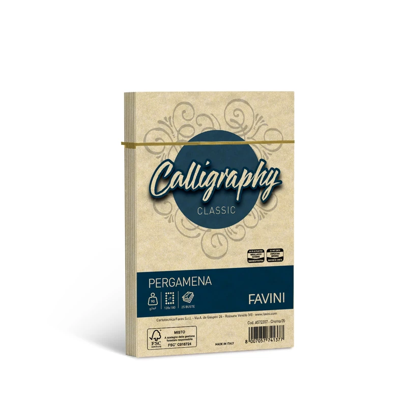 FAVINI Calligraphy Parchment A572207 Smooth