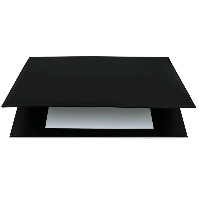 Niji Faux Leather Desk Pad - Black Sottomano Semilpelle