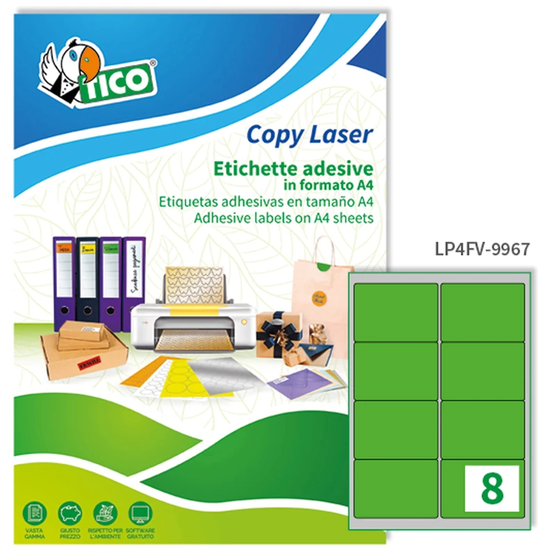 TICO lp4fv-9967 Labels Copy Laser Premium