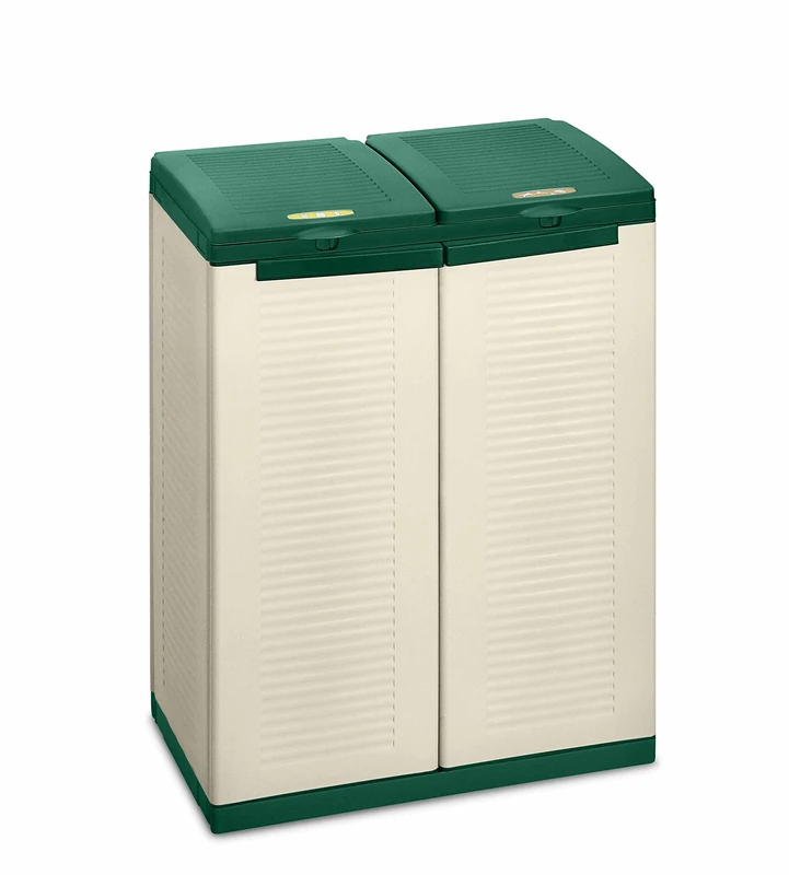 Terry, Ecocab 2, Cabinet for Selective Waste Collection, 2 Compartments - 68x39x88.7 cm