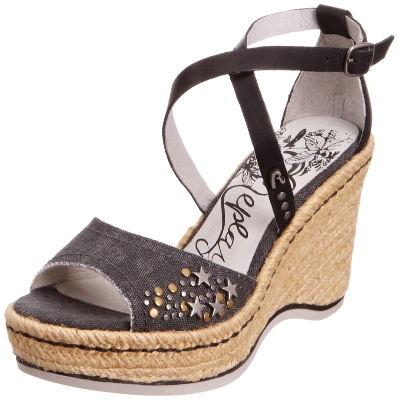 Replay Women's Bonie Black Wedges GWP51 .002.C0012T.003 5 UK - Image 1