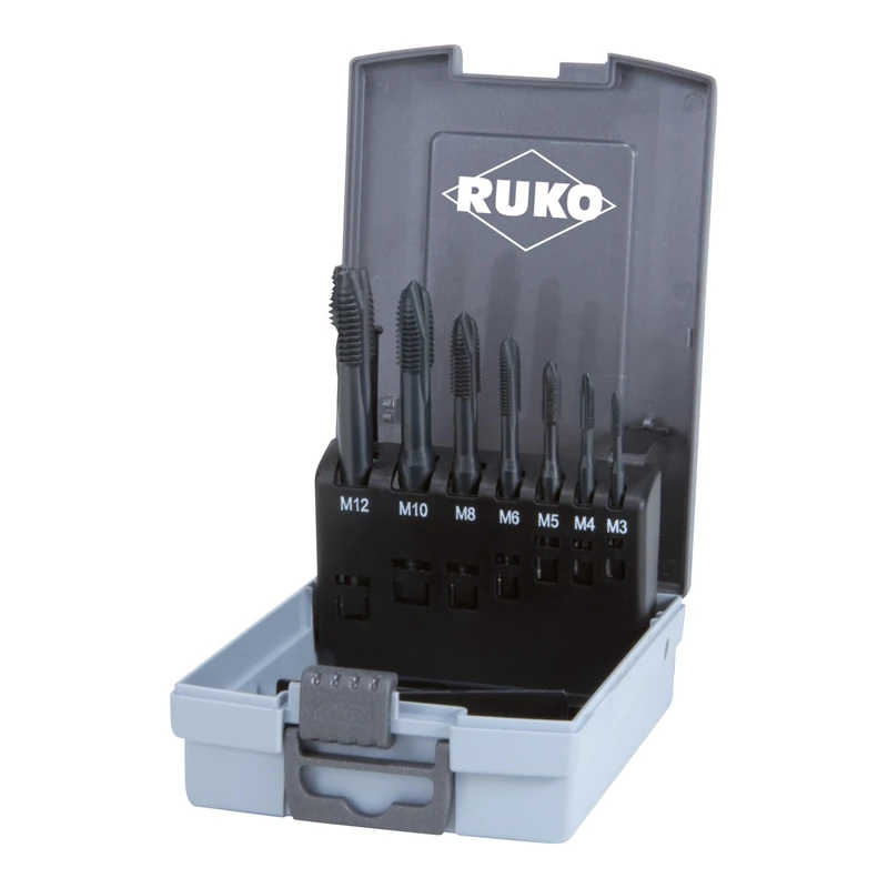 RUKO Juego machos 7 371 376 Tool Accessory Black Size 55