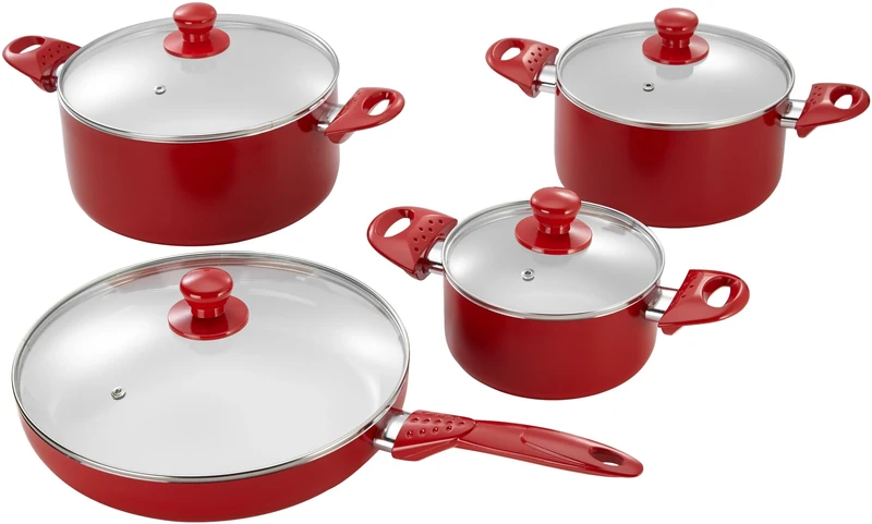BRATmaxx 01760 Cookware Set, 8 Pieces | Induction Compatible | Non Stick