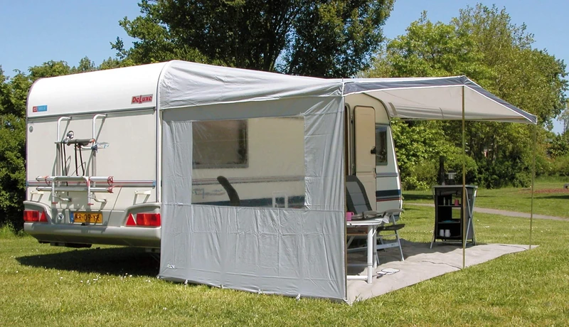Eurotrail ETCT0024.240W Side Wall for Combi Caravan Awning with Window