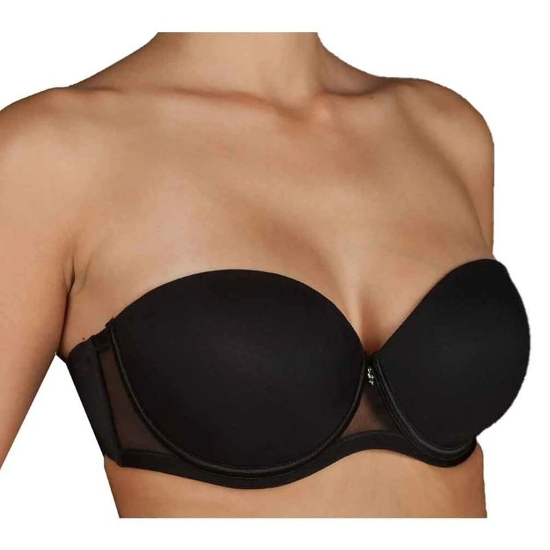 Selene Emerald Women's Bra, Black/White, 32C - Image 1