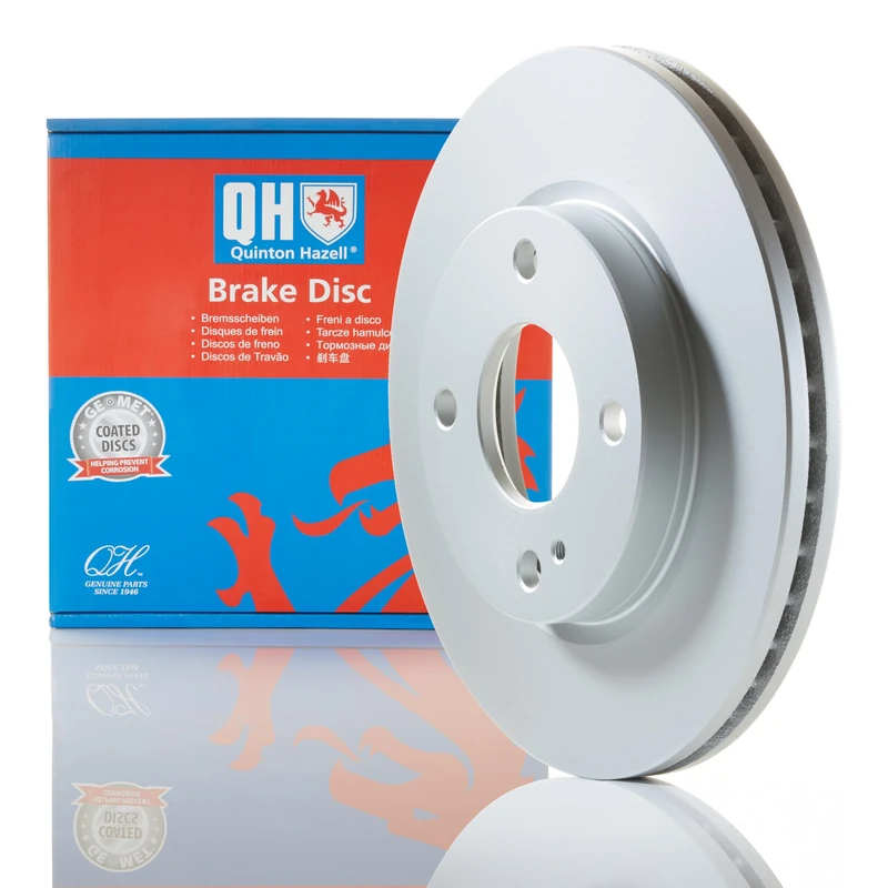 Quinton Hazell Brake Disc/Rotor | Single Disc | Front | 4 Bolt Holes | Internally Vented | BDC5781 - Image 1