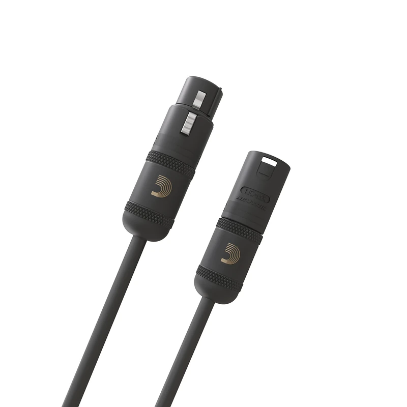 D'Addario Microphone Cable - XLR Cable - Copper Braid Shield - Optimal Signal Transfer - American Stage - 10 Feet/3.05 Meters - 1 Pack