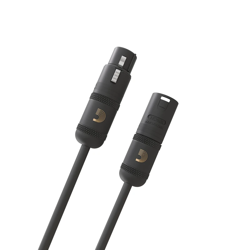 D'Addario Microphone Cable - XLR Cable - Copper Braid Shield - Optimal Signal Transfer - American Stage - 25 Feet/7.62 Meters - 1 Pack