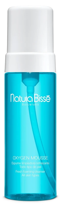 Natura Bissé Oxygen Mousse, Fresh Foaming Cleanser, Cleanses, Mattifies & Unclogs Pores, For All Skin Types, 5.3 Oz