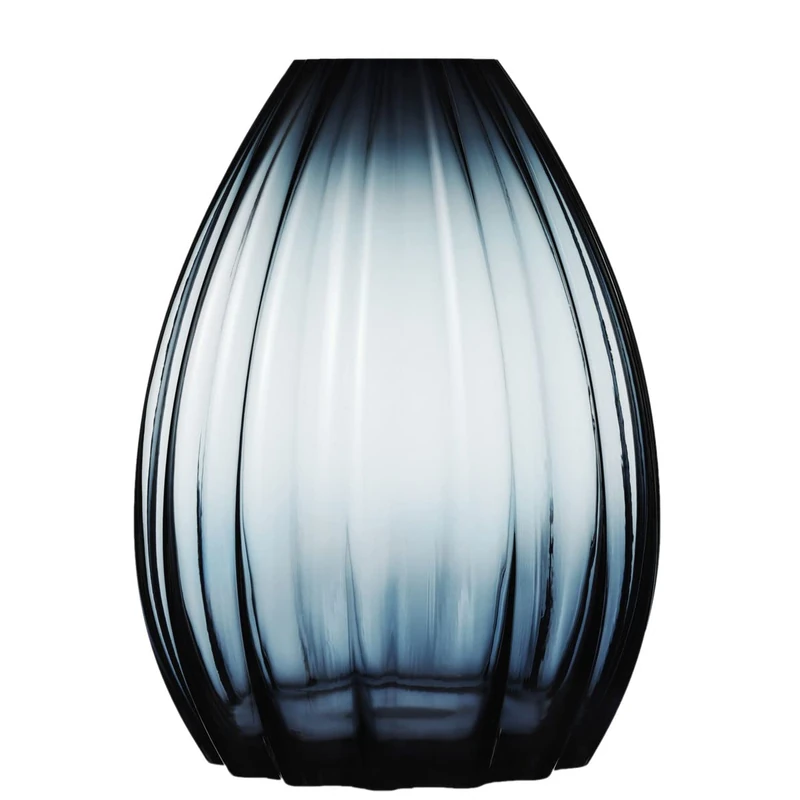 Holmegaard 2Lips Glass Vase, Dark Blue, 45 cm - Image 1