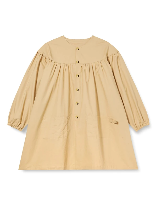 COROT Antique Painter's Coat, Cotton, Beige, L/LX