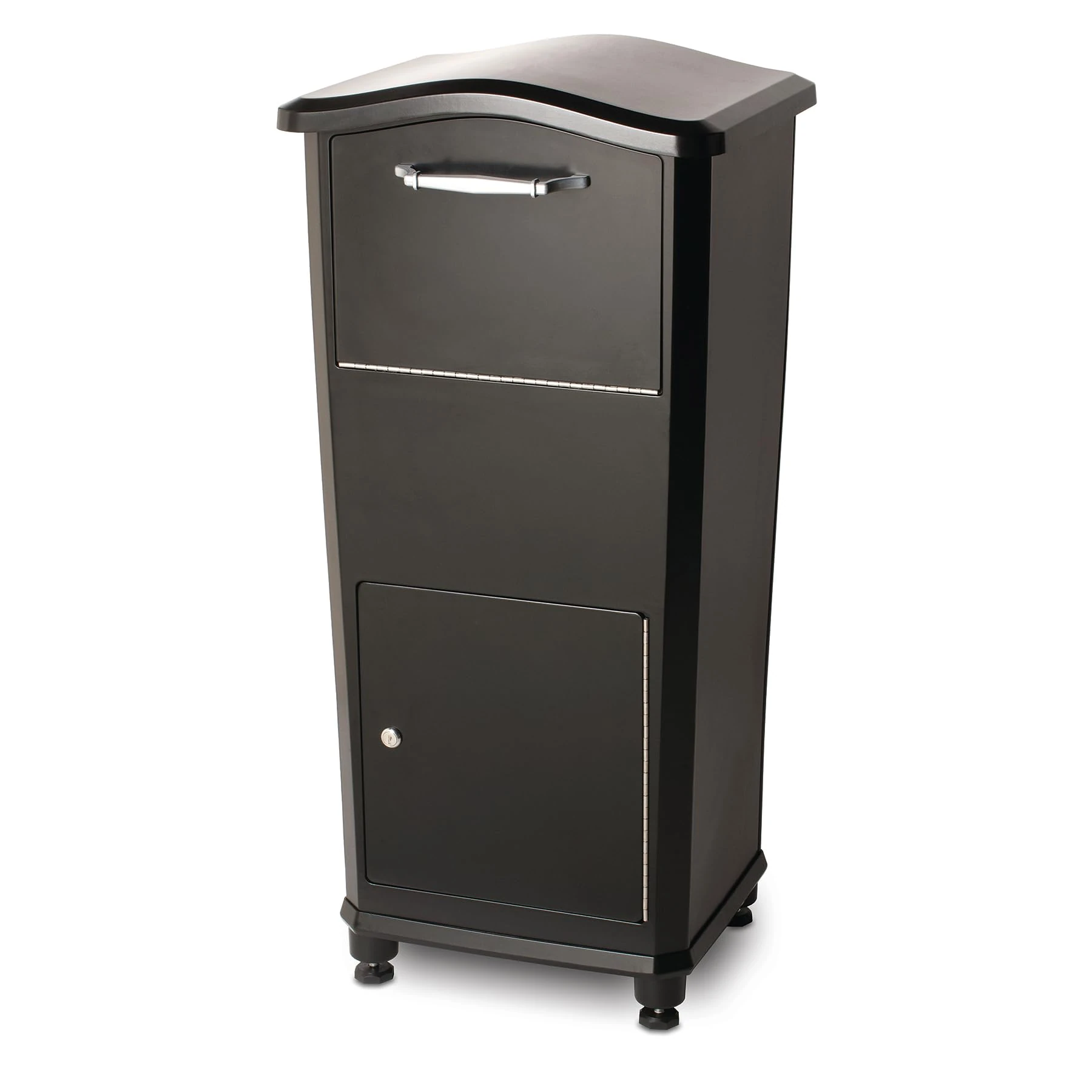 ARCHITECTURAL MAILBOXES 6900B Elephantrunk Parcel Drop Box Black
