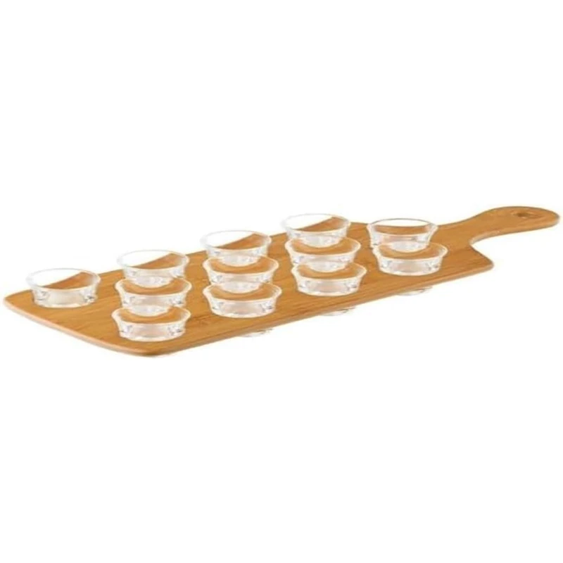 Utopia Drinks Paddle Board 12 Shot with 12 Hot Shot Glasses | Drinks Paddle, Shot Flight