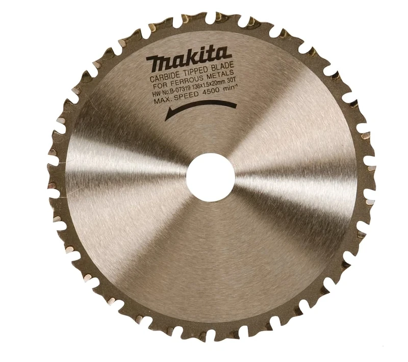 Makita 07325 Metal Circular Saw Blade 136 mm Diameter 50 Teeth e.g. Portable Circular Saw BCS550