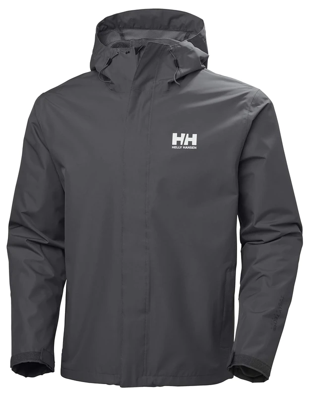 Helly Hansen Men's Seven J Jacket, Charcoal, L