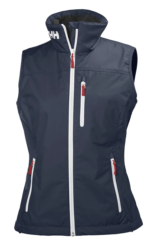 Helly Hansen Women's W Crew Vest - Navy S, Windproof Waterproof