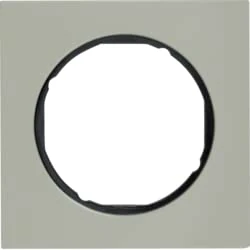 Hager r.3 - Frame r3 Steel 1 Element Black