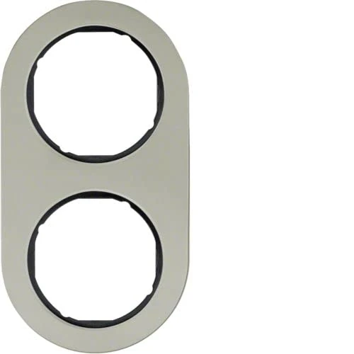 Hager R. Classic Frame rclassic Steel 2 Elements Black - Image 1