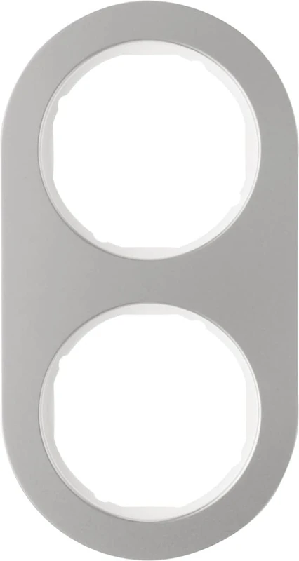 Hager r.Classic Frame Classic Steel 2 Elements Polar White
