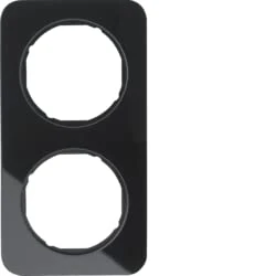 Hager R.1 – Framework R1 2 Elements Black Glass