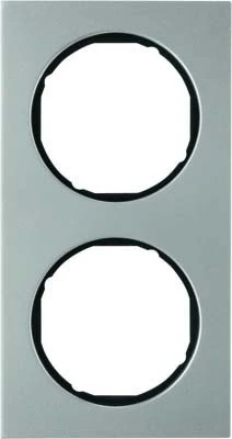 Hager r.3 – Frame R3 Steel 2 Elements Black