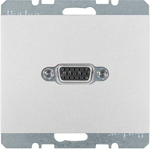 Hager K.5 – Toma VGA Aluminium - Image 1