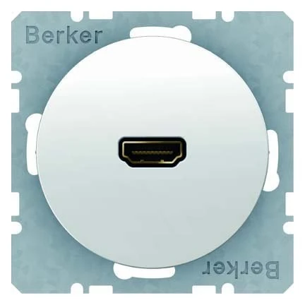 Hager 3315432089 – Toma High Definition Connection 90º R1/R3 White Polar Brightness