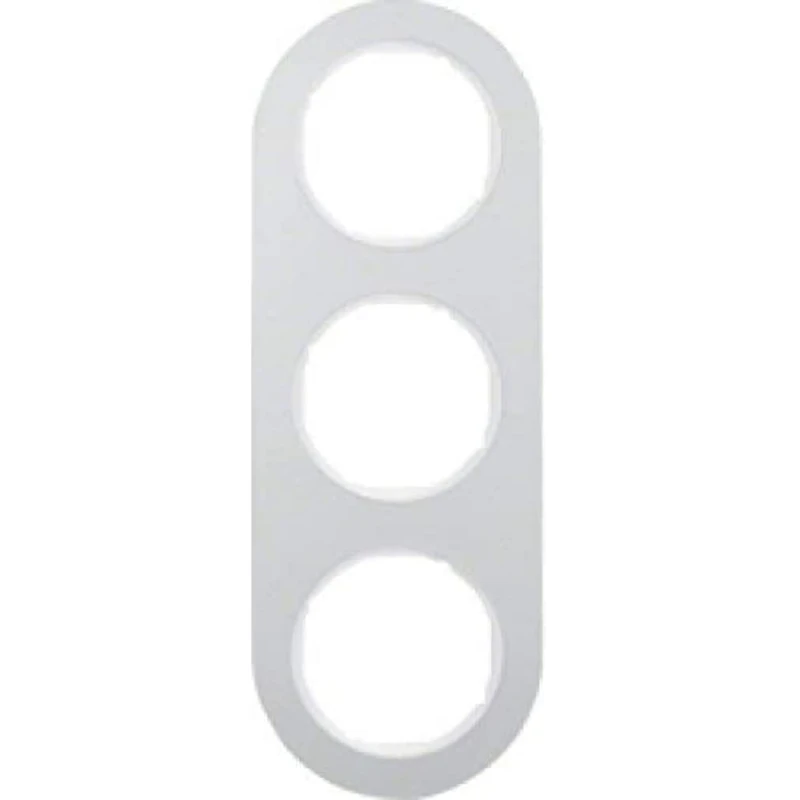 Hager R. Classic Frame rclassic Aluminium 3 Elements White Polar