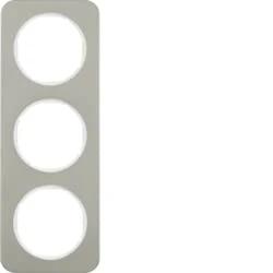Hager r.1 - Frame r1 Steel 3 Elements Polar White
