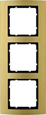 Hager 10133016 Wall Plate and Switch Cover Gold – Wall Plates and Switch Covers (Gold, Aluminium, 90.7 mm, 223.1 mm)