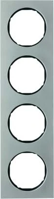 Hager R.3 – Framework R3 Steel 4 Elements Black